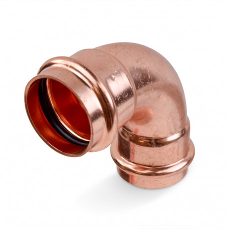 1-1/2" Press Copper 90° Elbow, Imported Everhot