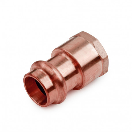 1/2" Press Copper x Female Threaded Adapter, Imported Everhot