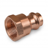 1/2" Press Copper x 3/4" Female Threaded Adapter, Imported Everhot