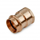 1" Press Copper x Female Threaded Adapter, Imported Everhot