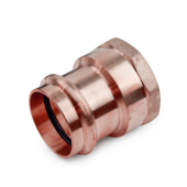 1-1/4" Press Copper x Female Threaded Adapter, Imported Everhot