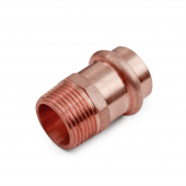 3/4" Press Copper x Male Threaded Adapter, Imported Everhot
