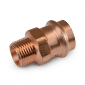 3/4" Press Copper x 1/2" Male Threaded Adapter, Imported Everhot