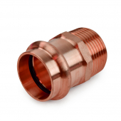 1" Press Copper x Male Threaded Adapter, Imported Everhot