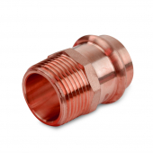 1" Press Copper x Male Threaded Adapter, Imported Everhot