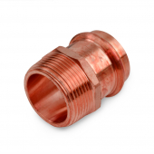 1-1/4" Press Copper x Male Threaded Adapter, Imported Everhot