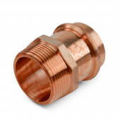 1-1/2" Press Copper x Male Threaded Adapter, Imported Everhot