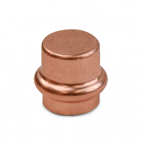 1/2" Press Copper Cap, Imported Everhot