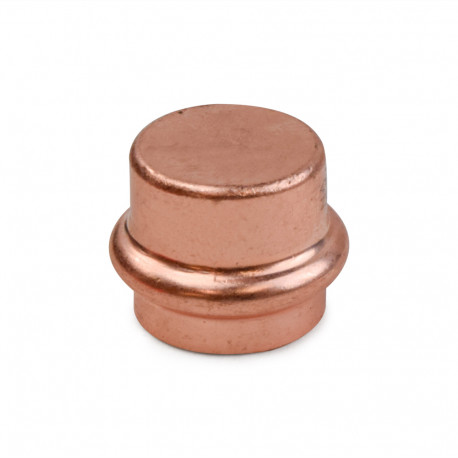 3/4" Press Copper Cap, Imported Everhot