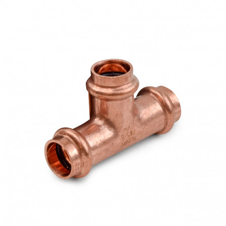 1/2" Press Copper Tee, Imported Everhot