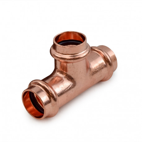 3/4" Press Copper Tee, Imported Everhot