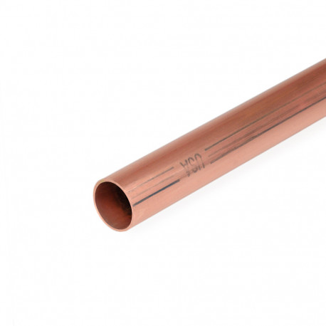 3/4" x 10ft Straight Copper Pipe, Type L Mueller