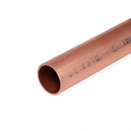 1-1/4" x 1ft Straight Copper Pipe, Type L Mueller