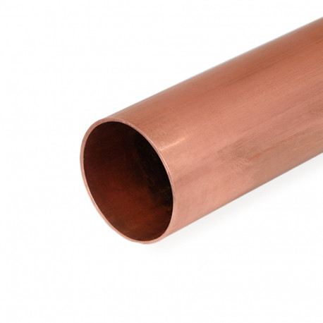 2" x 3ft Straight Copper Pipe, Type L Mueller