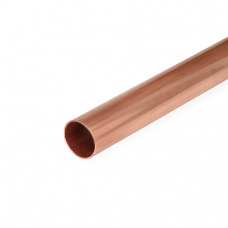 1" x 1ft Straight Copper Pipe, Type M Mueller