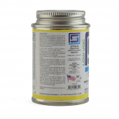 4 oz (1/4 pint) EverTUFF 1-Step CPVC CTS Cement w/ Dauber, Med Body, Fast Set, Yellow Spears