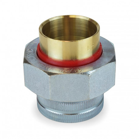 1-1/2" C x FIP Dielectric Union, Lead-Free Wright Valves