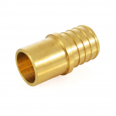 1" PEX x 3/4" Copper Fitting Adapter (Lead-Free) Everhot
