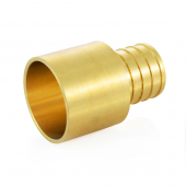 1" PEX x 1" Copper Pipe Adapter (Lead-Free) Everhot