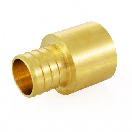 1" PEX x 1" Copper Pipe Adapter (Lead-Free) Everhot
