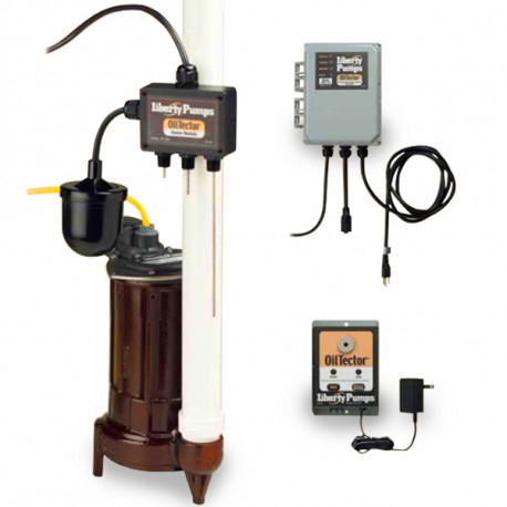 Automatic Elevator Sump Pump System w/ OilTector Control, 1/3 HP, 115V Liberty Pumps