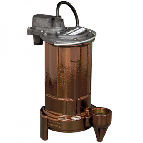 Automatic Elevator Sump Pump w/ Wide Angle Float Switch, 25' cord, 3/4 HP, 230V Liberty Pumps