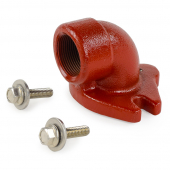 90° Flanged Elbow for Liberty LSG & LSGX OmniVore Grinder Pumps, 1-1/4" FNPT Outlet Liberty Pumps