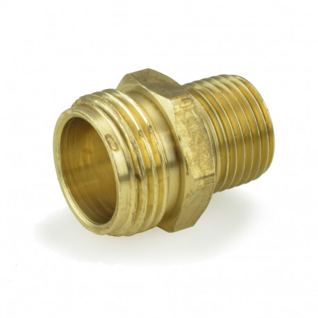 3/4 Male Garden Hose x 1/2 MPT Adapter Lead-Free Brass Fitting -  PexUniverse
