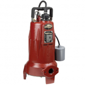 Automatic Omnivore X2 Grinder Pump w/ Wide Angle Float Switch, 25' cord, 2 HP, 208/230V Liberty Pumps
