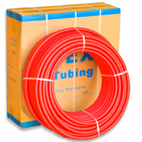 3/4" x 300ft PEX Plumbing Tubing, Non-Barrier (Red) Everhot