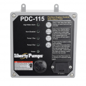 Indoor Duplex Sewage/Grinder Pump System Control w/ 10ft cord, 115V, up to 1HP (12A) Liberty Pumps