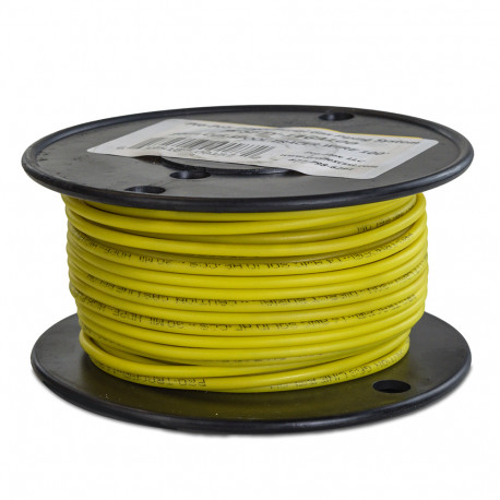 100ft coil of 14GA Burial Tracer Wire, Yellow Oil Creek Plastics