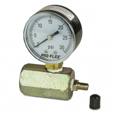 1/2" FIP, 0-30 psi Hex Tee Style Gas Pressure Test Kit ProFlex