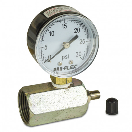 3/4" FIP, 0-30 psi Hex Tee Style Gas Pressure Test Kit ProFlex