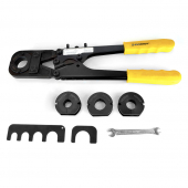 PEX Crimp Tool Kit for sizes 1/2", 5/8", 3/4" & 1" Everhot