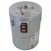 28 Gal, Lowboy (Top Connections) Electric Water Heater (w/ Insulation Blanket), 6-Yr Wrty Bradford White