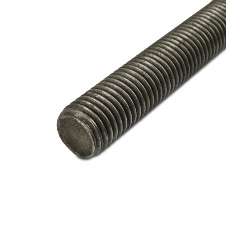 1/4"-20 x 3ft Threaded Rod (All-Thread), Black Steel Everhot