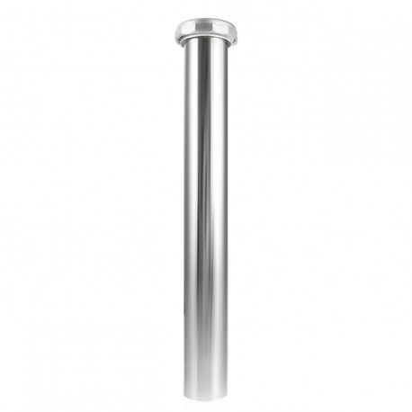 1-1/4" x 12", 17GA, Slip Joint Extension (Tailpiece), Chrome Plated Brass, w/ Solid Brass Slip Nut Matco-Norca