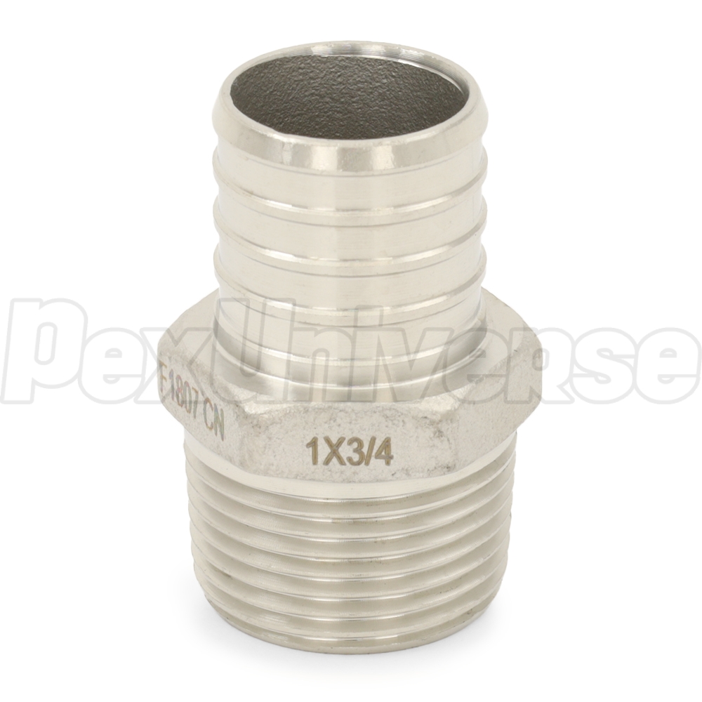 Raccordi Idraulici Ottone Efield Set Di 5 Adattatori Filettati Efield – PEX Maschio X NPT In Ottone Senza Piombo Peseux 7001 - Foto 3