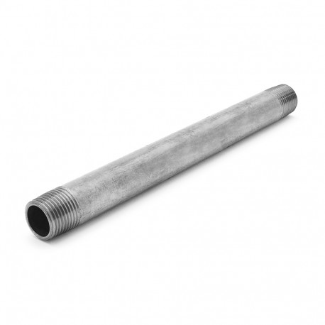 1/2" x 12" Stainless Steel Pipe Nipple Everhot