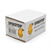 Spirotop Air Release Valve, 1/2" FNPT, 3/4" MNPT Threaded Spirotherm