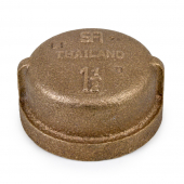 1-1/2" FPT Brass Cap, Lead-Free Matco-Norca