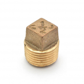 1/2" MPT Square-Head Brass Plug, Lead-Free Matco-Norca