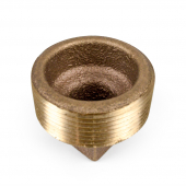 1-1/2" MPT Square-Head Brass Plug, Lead-Free Matco-Norca