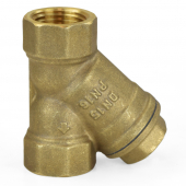 1/2" Threaded Y-Strainer, Lead-Free Brass Wright Valves