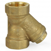 1" Threaded Y-Strainer, Lead-Free Brass Wright Valves