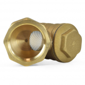 1-1/4" Threaded Y-Strainer, Lead-Free Brass Wright Valves