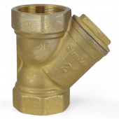 2" Threaded Y-Strainer, Lead-Free Brass Wright Valves